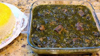 Khoreshte Aloo Esfenaj Spinach and Prune Stew  Cooking with Yousef [upl. by Leiand150]