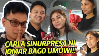 CARLA SINURPRESA NI JOMAR BAGO UMUWI GRABE ANG KILIG [upl. by Radford]