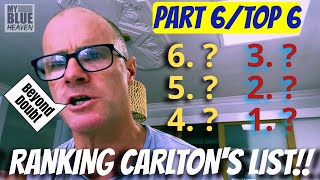 PT6  Ranking the Carlton List from Player 44 to Player Number 1 [upl. by Eisned364]