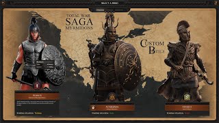 Troy A Total War Saga  Custom Battle  Achilles of PhThia VS Menelaus of Sparta  o24 [upl. by Ymereg302]