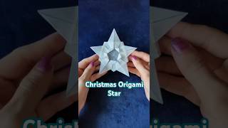 Easy Origami Star Tutorial  Christmas Decorations  DIY orediycrafts [upl. by Berhley]