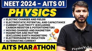 Complete PHYSICS in 1 Shot  NEET 2024  Part 1  Class 12th Lakshya  AITS Marathon [upl. by Gnoud]