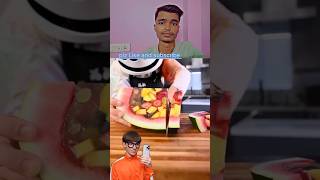 Watermelon jello salad 🥗 😋 youtubeshorts reaction shorts [upl. by Meela591]