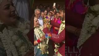 INSIDE Nehalaxmi Iyer amp Rudrayash Joshis Varmala ceremony 🤩 shorts nehalaxmiiyer [upl. by Cathrine]