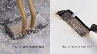 How to Repair Bumper Hole 2021 [upl. by Lamraj596]