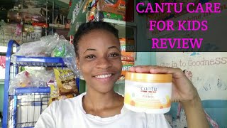 Review Cantu care for kids leave in conditioner 4C Natural Hair [upl. by Francyne]