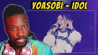 First Time Hearing Yoasobi  Idol Live Performance [upl. by Ziza]