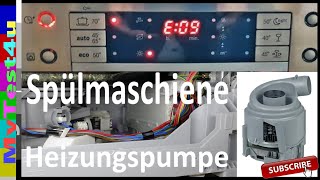 Spülmaschine Heizpumpe Fehler E09 kein warmes Wasser [upl. by Tome]