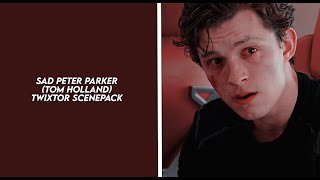 sad peter parker tom holland twixtor scenepack [upl. by Nwahsad]