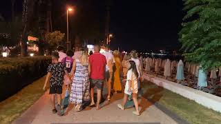 Was ist am Abend aktuell in Kumköy Side Türkei 4K sideturkey urlaubintürkei2024 [upl. by Nosnah]