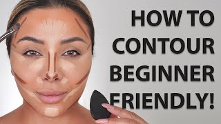 HOW TO CONTOUR YOUR FACE FOR BEGINNERS 2022  NINA UBHI [upl. by Dleifniw801]