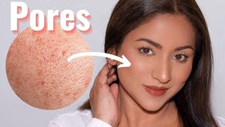 How to Make Your Pores DISAPPEAR With Makeup [upl. by Amsirp]