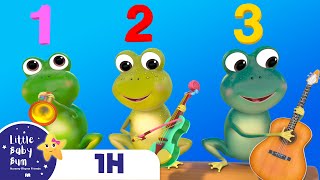 5 Little Speckled Frogs  Nursery Rhymes amp Kids Songs  ABCs and 123s  Learn with CocoMelon [upl. by Oza]