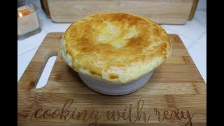 INDIVIDUAL CHICKEN POT PIES RECIPE  BUTTERY FLAKY CRUST [upl. by Marentic810]