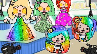 Twins Poor Girl Become Famous Fashion Design  Toca Life Story Toca Boca [upl. by Behrens]