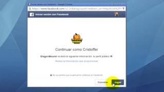 Cómo conectarte de Facebook a DragonBound [upl. by Karie]