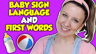 Baby Sign Language Basics and Baby First Words  The Best Baby Signs Songs and Flashcards [upl. by Tay876]