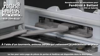 Comment changer votre mécanisme de fenêtre à battant [upl. by Epperson]