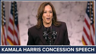 Kamala Harris concession speech  FULL SPEECH [upl. by Fi]