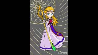 theledgendofzelda echoesofwisdom princesszelda drawing Zelda from echoes of wisdom [upl. by Ayardna]