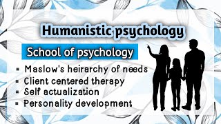 Humanistic psychology  Humanism  School of psychology  Psych Healers [upl. by Ahselrak]