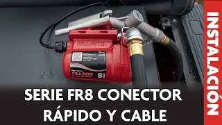 Serie FR8 de FillRite  Instalación del conector rápido y cable [upl. by Elatan56]