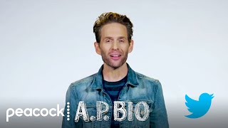 Glenn Howerton Reads quotGlirstquot Tweets  AP Bio Digital Exclusive [upl. by Rawdan]