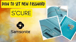 How do I change the Samsonite lock code How to Set Lock Code on Samsonite Scure Suitcase [upl. by Ahsinal]