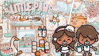 ⊹ ࣪ ˖ little paws essentials review  🍼🌷 voiced 🎙 toca boca life world roleplay 🌏⛲️🐚𓍢ִ໋🌷͙֒ [upl. by Candis]