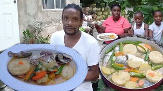 HOW TO STEAMED FISH amp BAMMY MY WAY OR THE HIGH WAY [upl. by Kwasi]