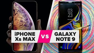 iPhone XS Max vs Galaxy Note 9 Spec comparison [upl. by Frye]