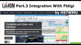 Log4OM logbook Part3 integration With Fldigi [upl. by Airamanna730]