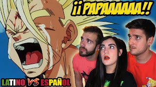 ESPAÑOLES REACCIONAN A DRAGON BALL LATINO VS ESPAÑOL 😱GOKU SE SACRIFICA PARA DERROTAR A CELL😱🔥DBZ🔥 [upl. by Eveam]