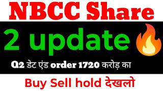 NBCC Share Latest News  NBCC Share News Today  NBCC Share Price Today  NBCC Share Target [upl. by Lesly]