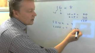 How to do short multiplication using partitioning [upl. by Ynnad]