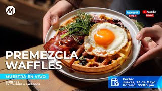 Muestra en vivo de premezcla para waffles Martigiani [upl. by Eelytsirk]