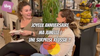 ⌜VLOG⌝ La réaction de ma jumelle une surprise réussie  Jai quand même fait une bourde 🤓😂 love [upl. by Elleahcim]