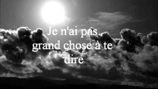 Indochine  Jai demandé à la lune lyrics [upl. by Enoek787]