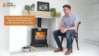 Ecosy Rock 5 Landscape MultiFuel Stove  Stove World UK [upl. by Leoj]