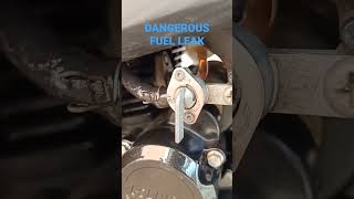 DANGEROUS FUEL LEAK CAUGHT ON CAMERA shorts [upl. by Sirod]