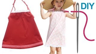 Schnittmuster Kinderkleid nähen für Anfänger – DIY Trägerkleid Sommerkleid „Sara“ [upl. by Eirrehs7]