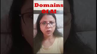 Domains Of AIClass 11 AI Unit 1 Part 2 class11shorts youtubeshorts domainofai ai [upl. by Korrie]