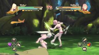 Naruto Shippuden Ultimate Ninja Storm 3  Swimsuit Ino DLC Moveset Gameplay [upl. by Bellanca]