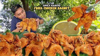 Spicy Kanto Fried quotCHICKEN BAGNETquot niluto sa BACKYARD ng TeamCanlasTV [upl. by Joyce307]