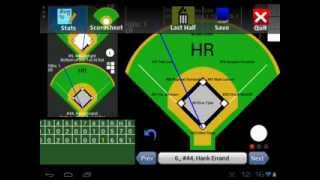 Fixed It Baseball ScoreBook Mobile Demo [upl. by Absa]