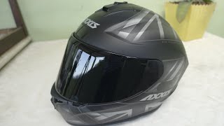 Unboxing e análise capacete AXXIS DRAKEN UK [upl. by Jed112]