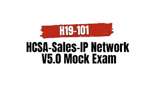 HCSASalesIP Network V50 Mock Exam [upl. by Guildroy]