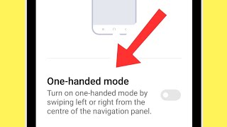 One Handed Mode Kya Hota Hai  What Is One Handed Mode  One Handed Mode Meaning In Hindi [upl. by Nylasoj]