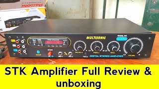 STK 4141 Amplifier Unboxing and Review stk amplifier mp3player amplifire [upl. by Notlit]