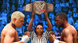 WWE 2K24 MyRISE  I Fought Cody For The WWE Title [upl. by Elac834]